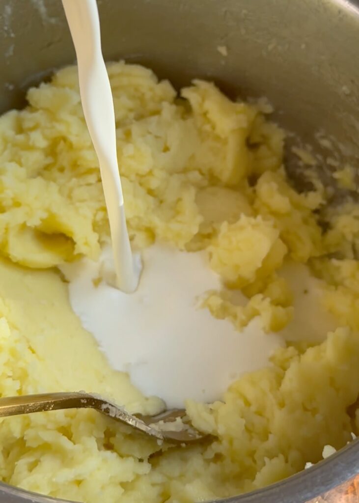 Mashed Potatoes with Bacon and Parmesan