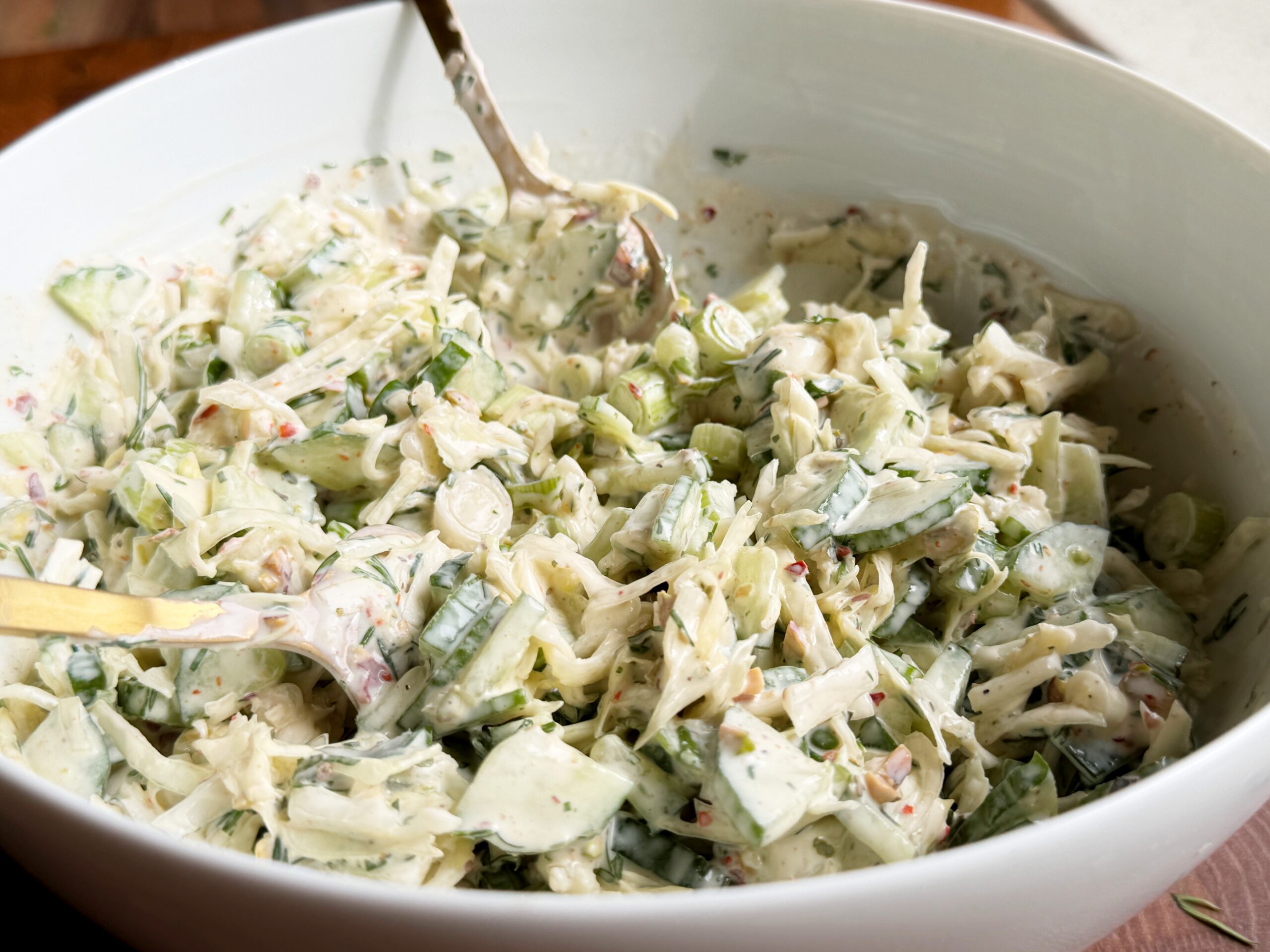 Cucumber Coleslaw Salad