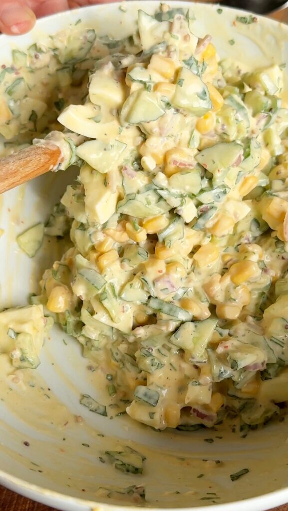 Cucumber Egg Salad