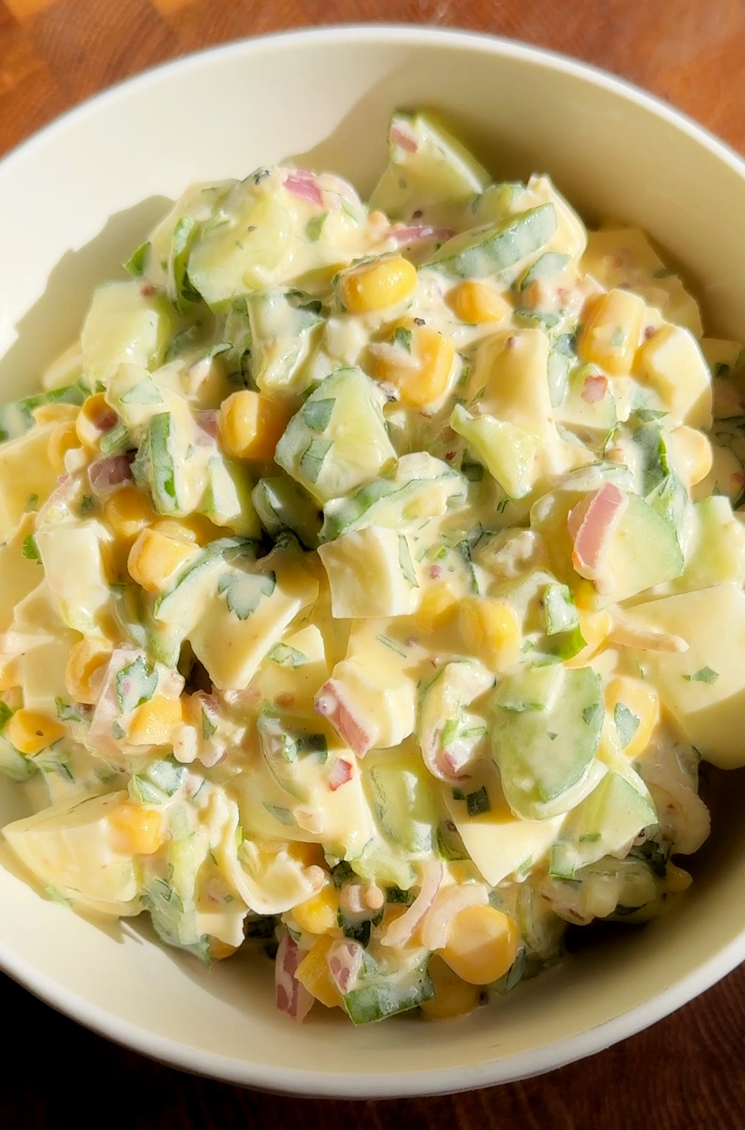 Cucumber Egg Salad