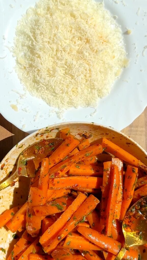 Crispy Parmesan Carrots