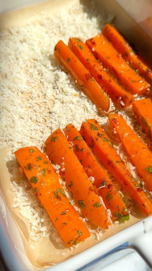 Crispy Parmesan Carrots