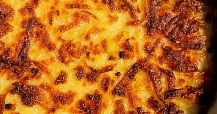 Crispy Parmesan Potato Rosti