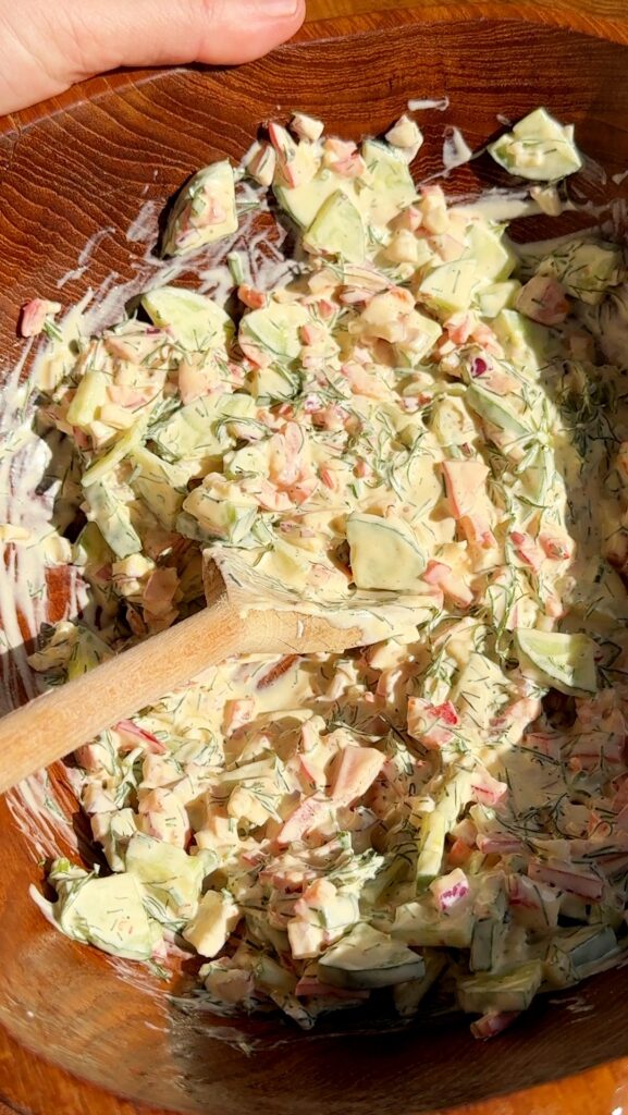 Smashed Potato Salad - Dressing