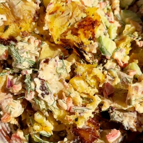 Smashed Potato Salad