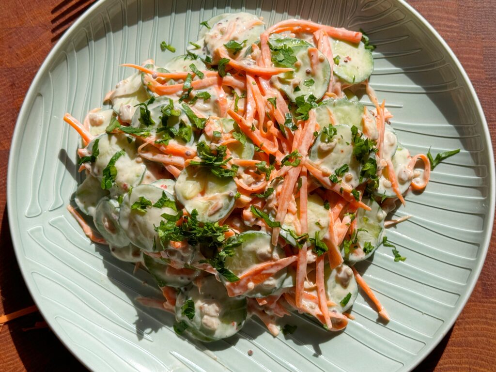 Carrot Cucumber Salad