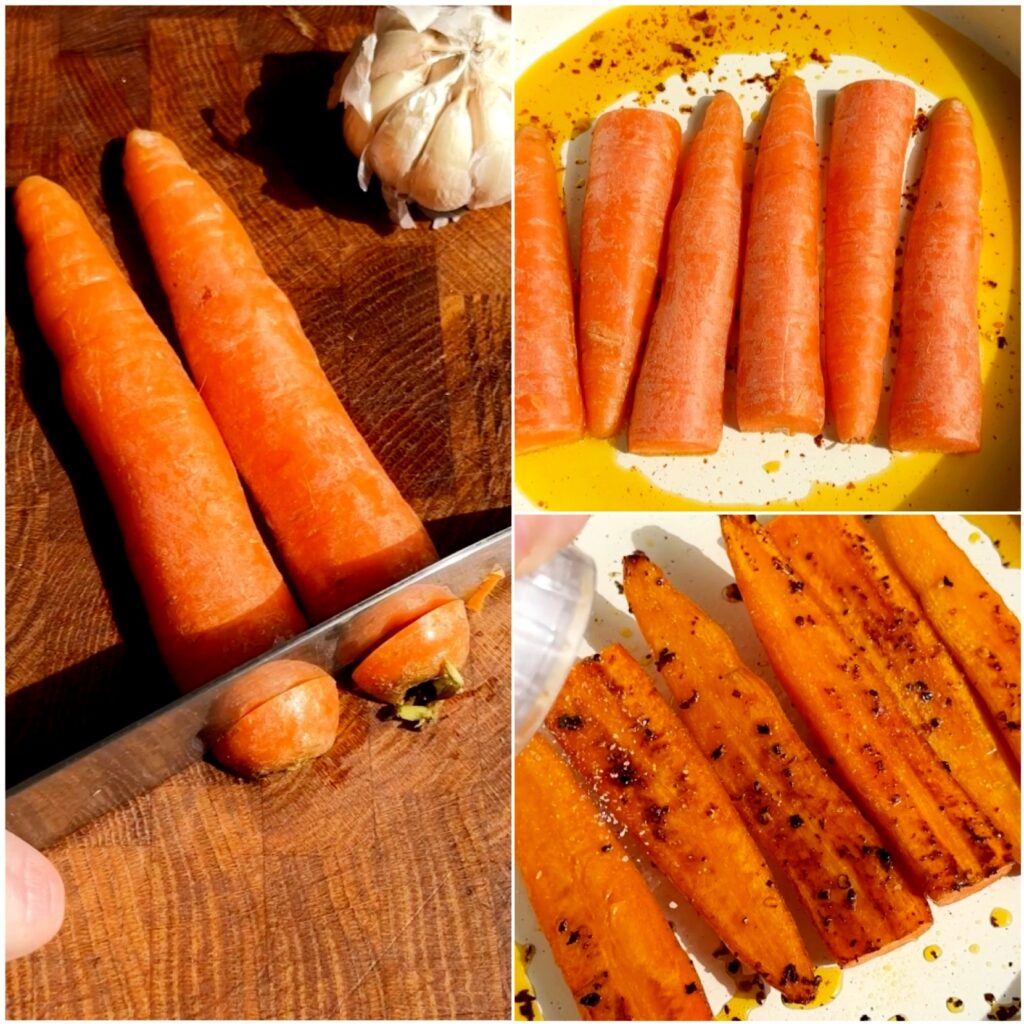 Spicy Honey Glazed Carrots -  Instructions