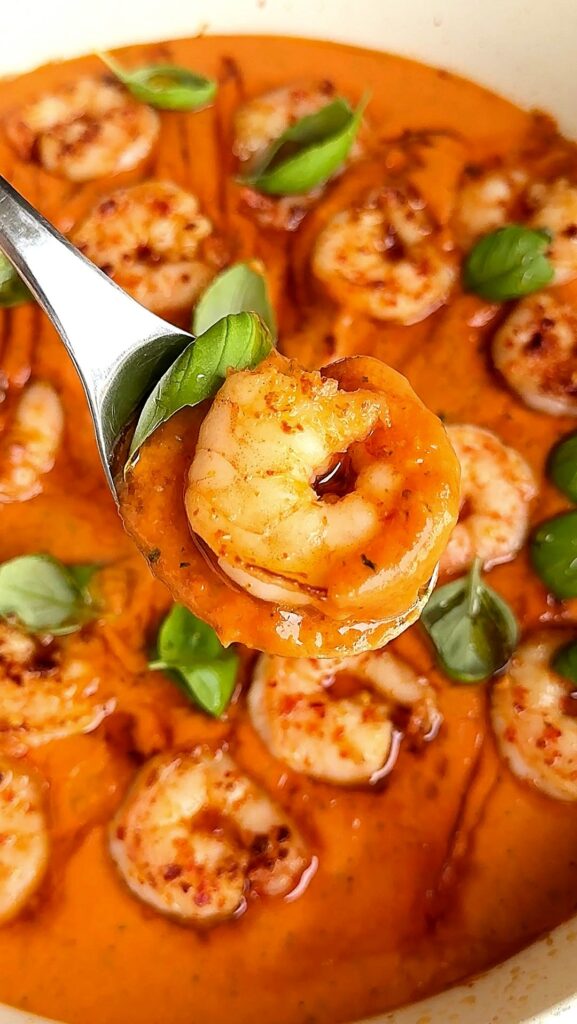 Roasted Cherry Tomato Sauce with Shrimp