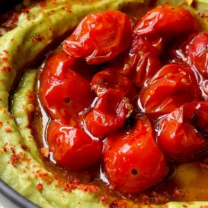 Avocado Dip with Roasted Tomatoes