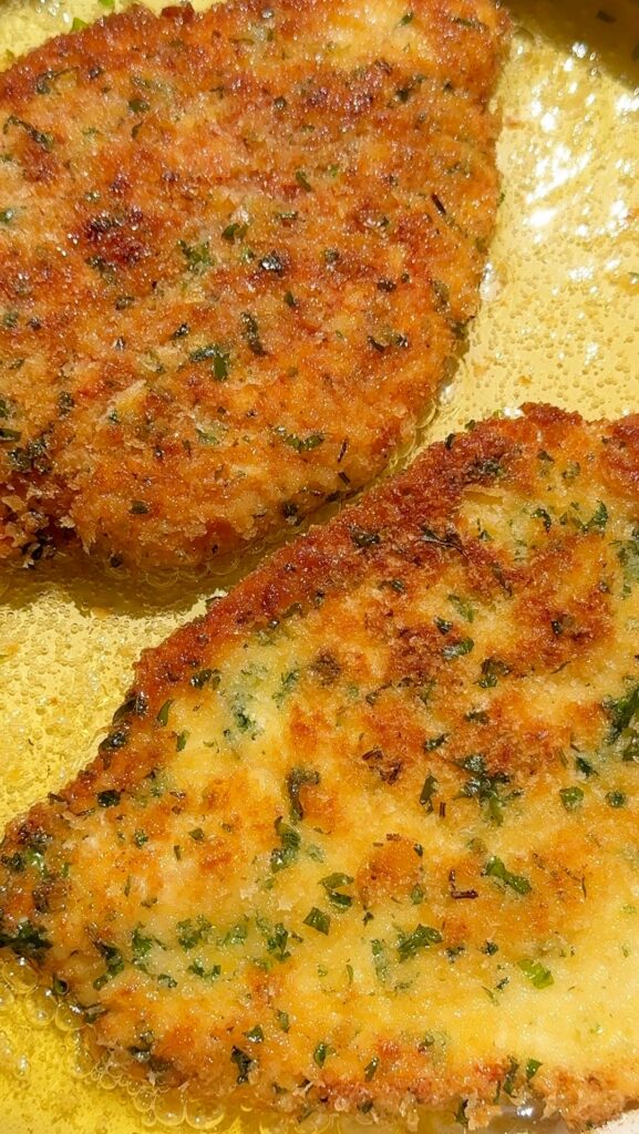 Parmesan Chicken Schnitzel
