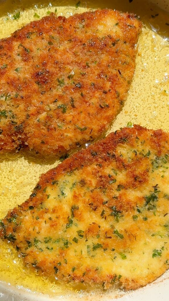 Parmesan Chicken Schnitzel
