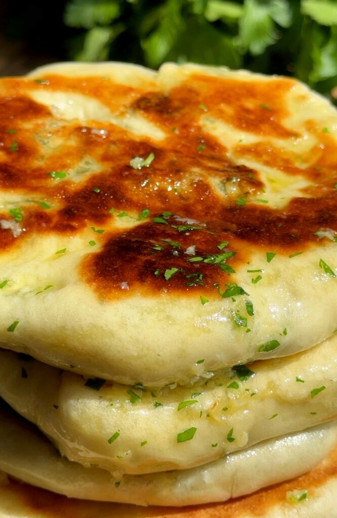 Feta Spinach Stuffed Flatbreads