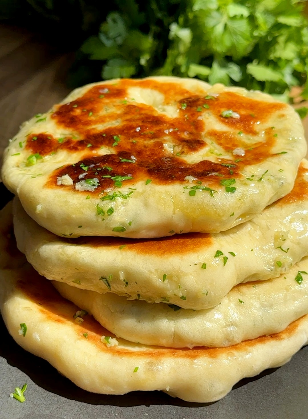 Feta Spinach Stuffed Flatbreads