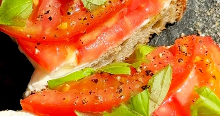 Tomato Burrata Toast