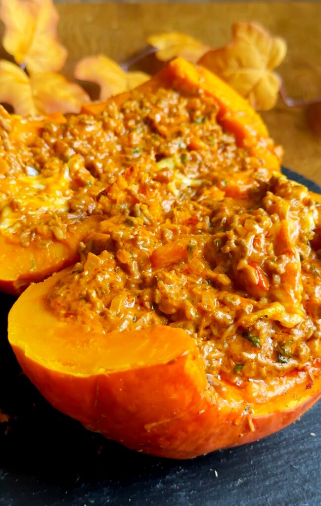 Stuffed Pumpkin with Minced Meat