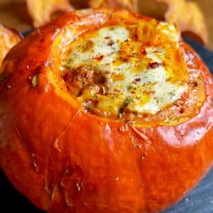 Stuffed Pumpkin with Minced Meat