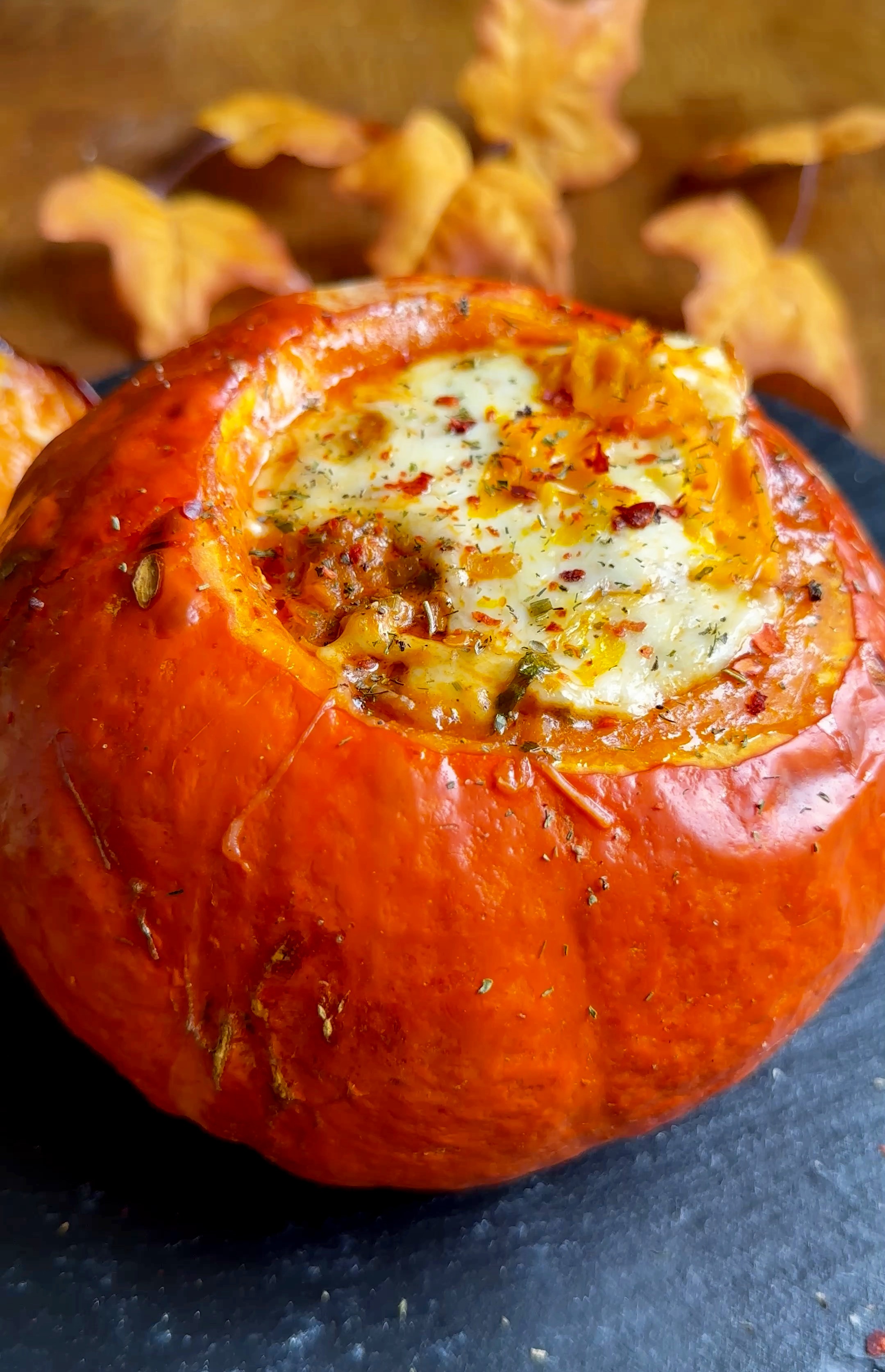 Stuffed Pumpkin with Minced Meat