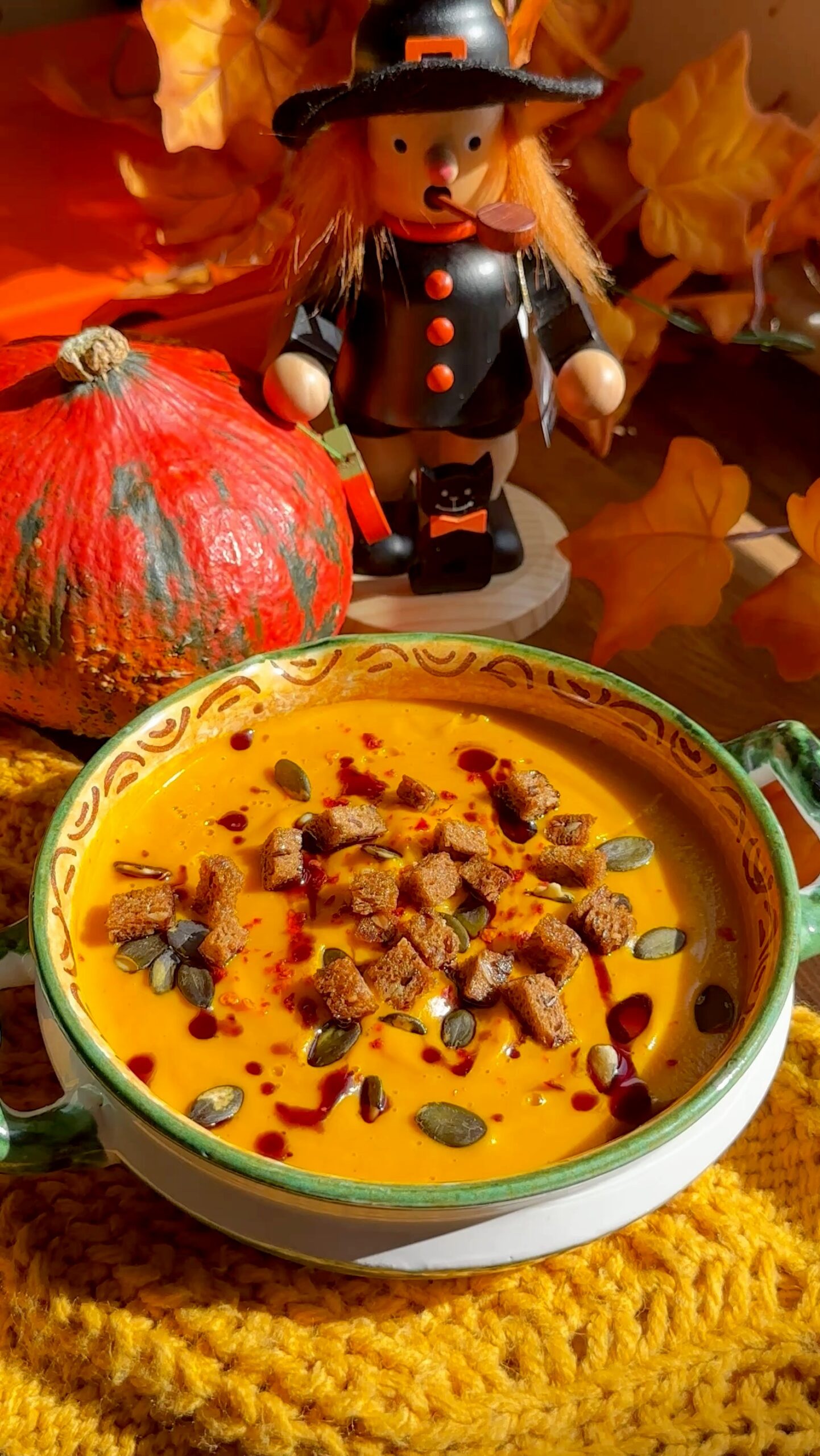 Autumn-Spiced Roasted Pumpkin Soup