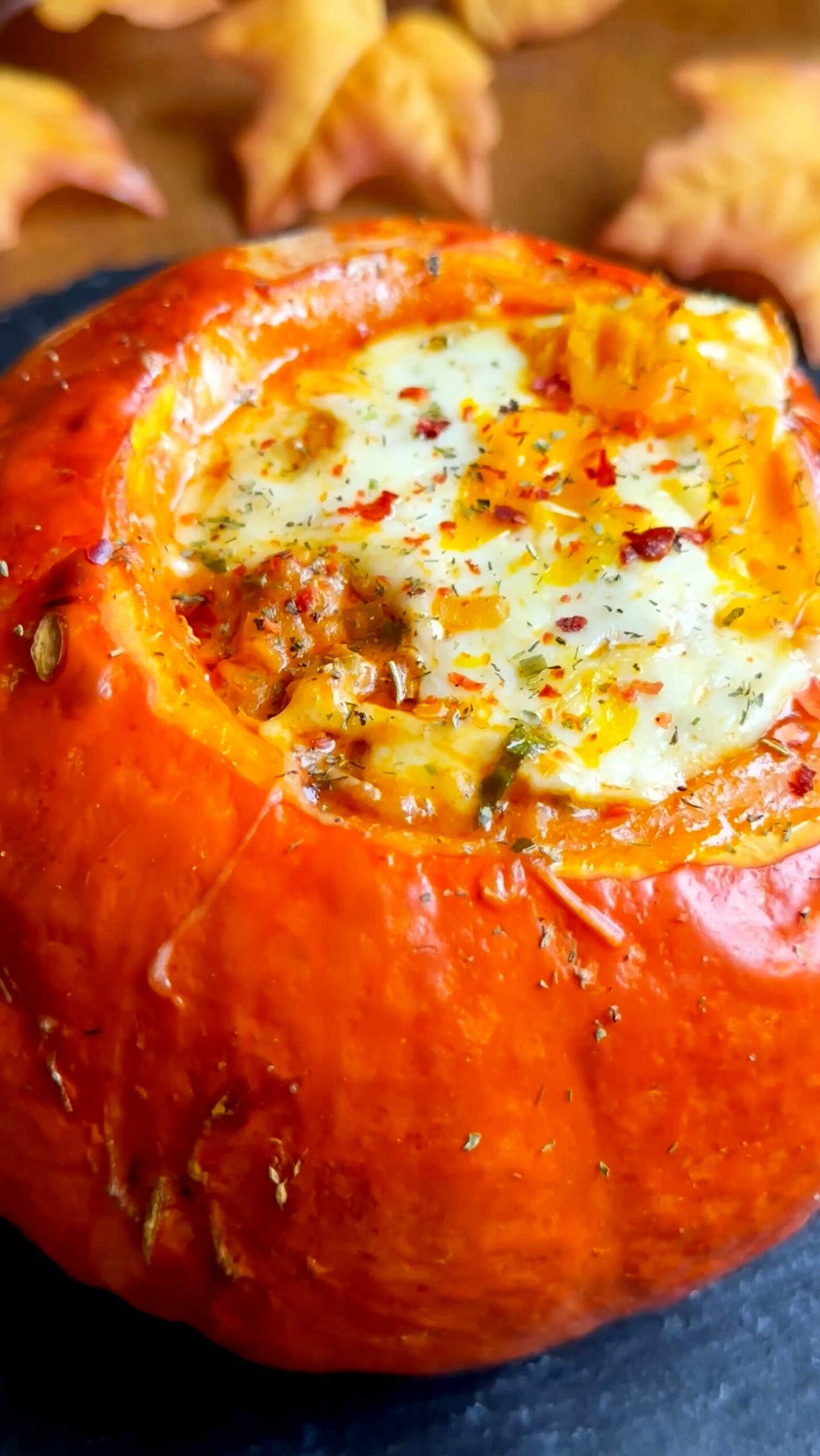 Stuffed Pumpkin with Minced Meat