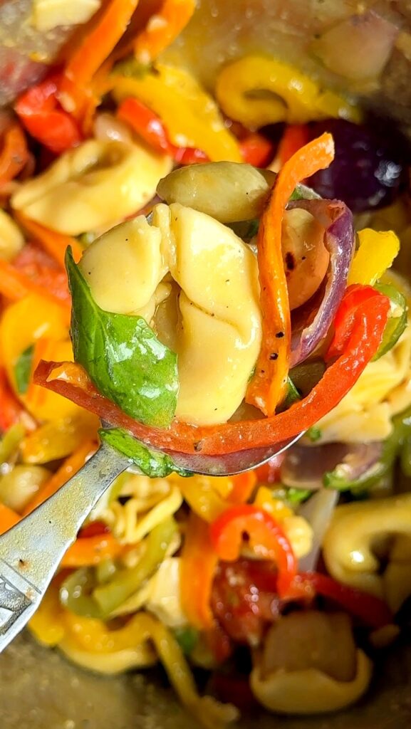 Roasted Veggie Tortellini Salad