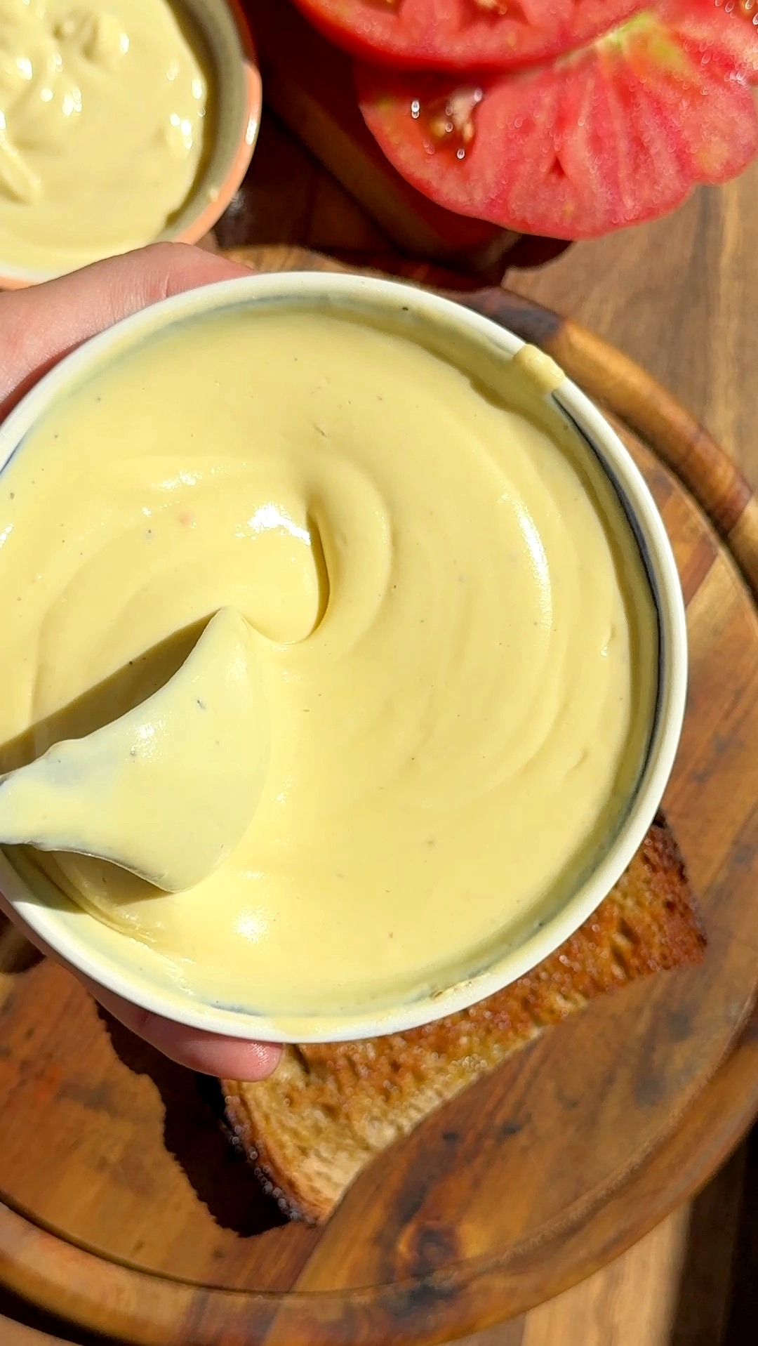 Roasted Garlic Greek Yogurt Mayo