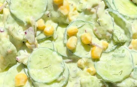 Creamy Cucumber and Avocado Salad