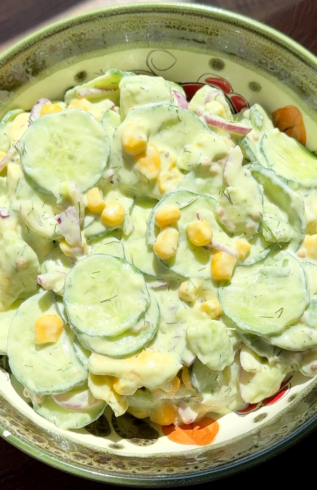 Creamy Cucumber and Avocado Salad