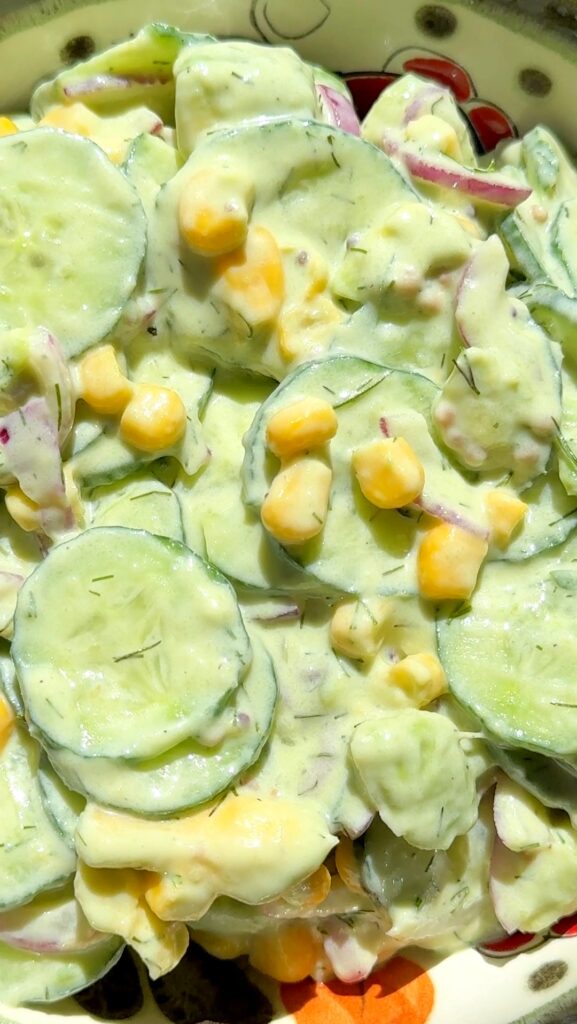 Creamy Cucumber and Avocado Salad