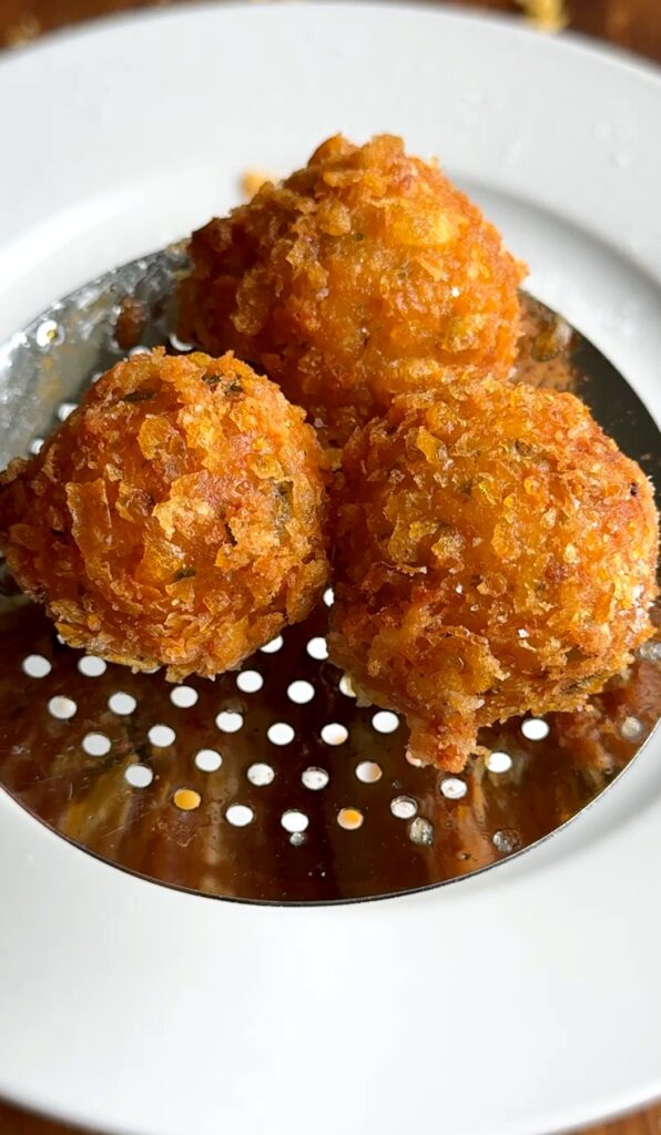 Crispy Potato Cheese Balls