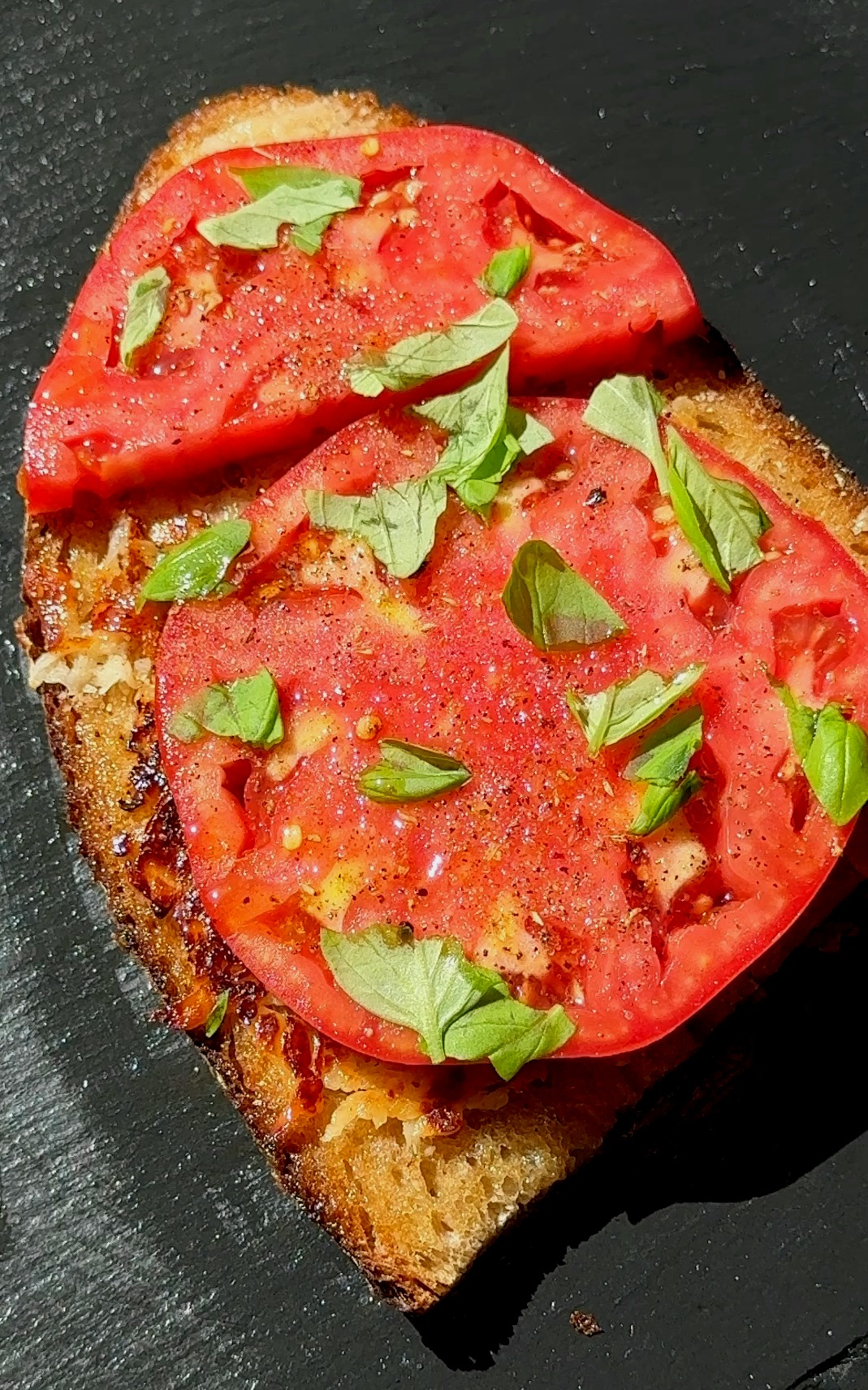 Honey Halloumi Tomato Toast