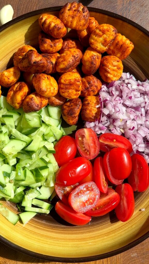 Gnocchi Salad with Creamy Dill Dressing