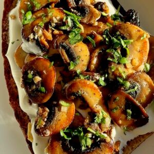 Crispy Mushroom Toast