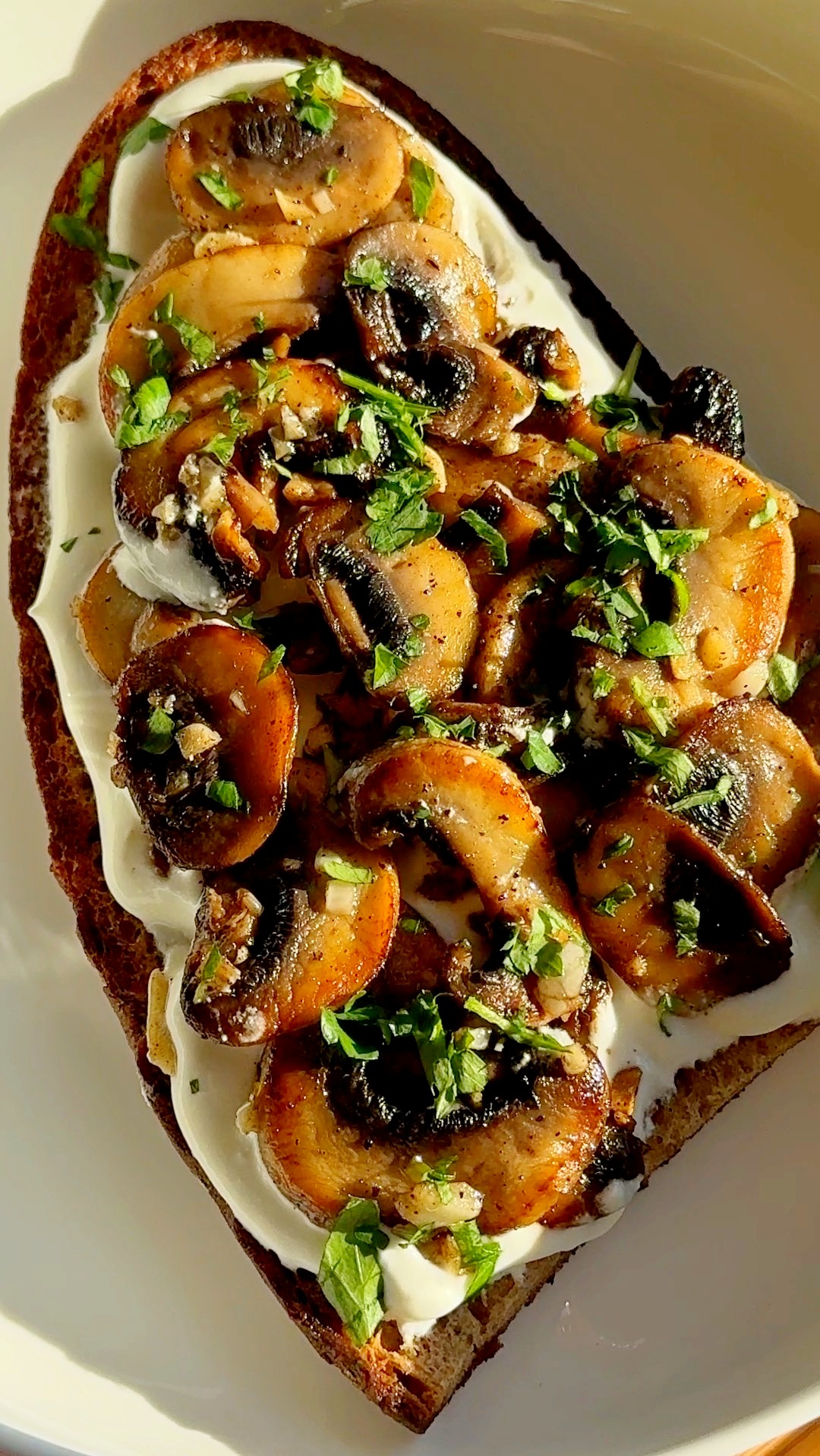 Crispy Mushroom Toast