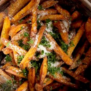 Air Fryer Parmesan Fries