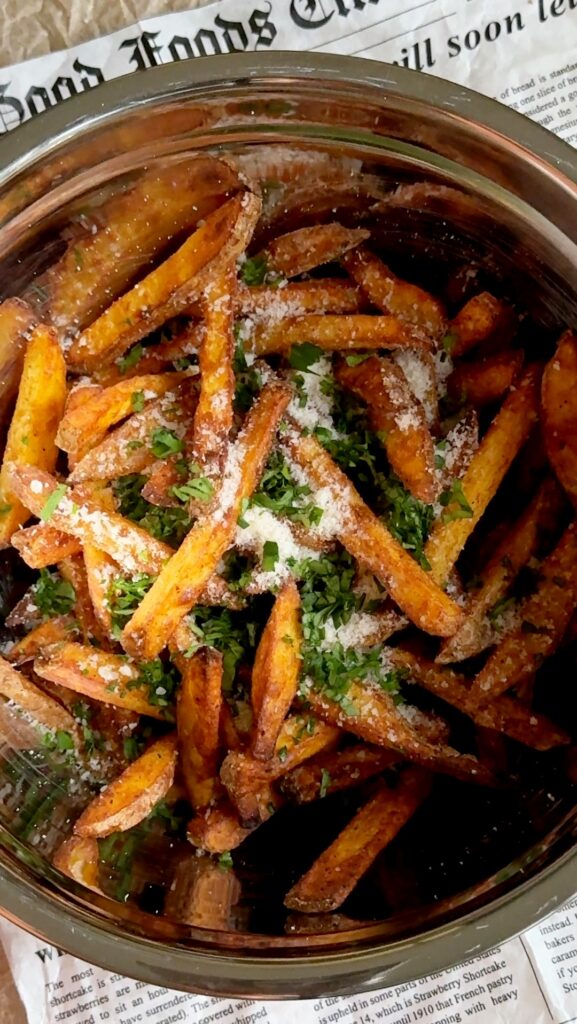 Crispy Parmesan Air Fryer Fries