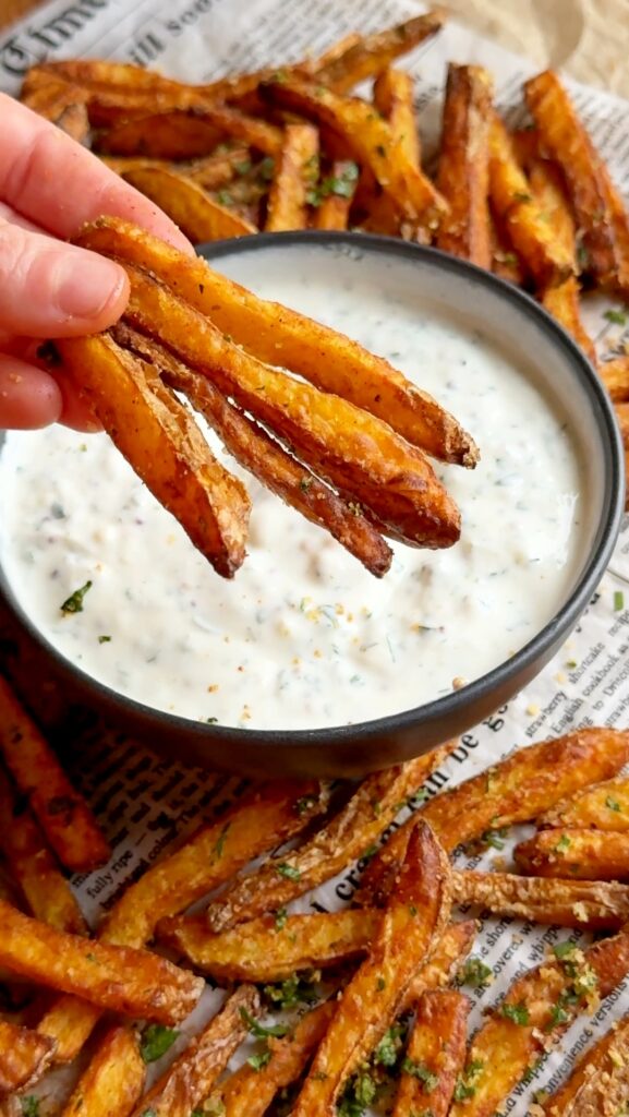 Crispy Parmesan Air Fryer Fries