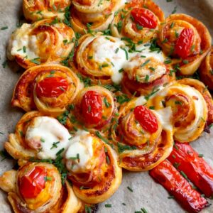 Festive Puff Pastry Christmas Tree