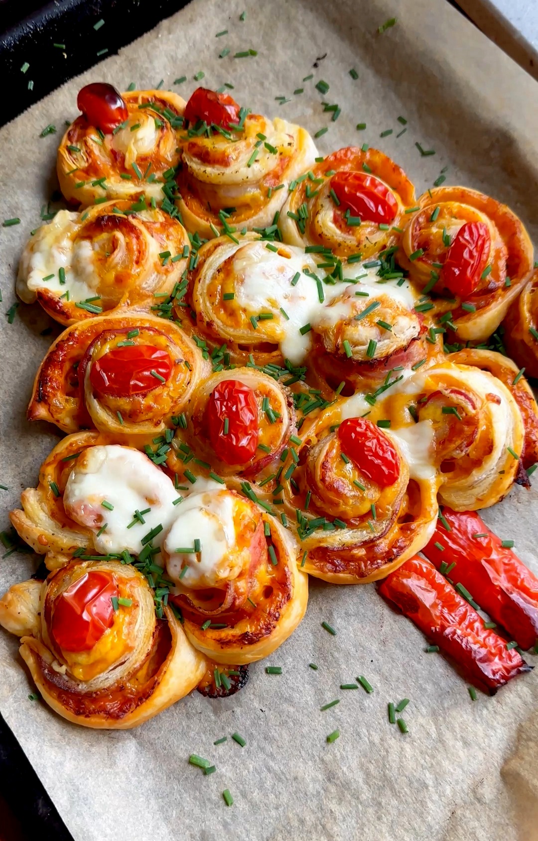 Festive Puff Pastry Christmas Tree