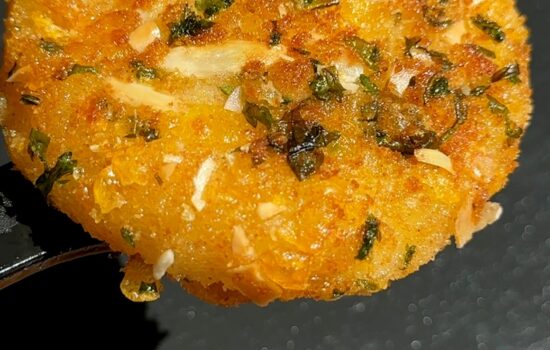 Cheese-Stuffed Crispy Potato Pancakes (Egg-Free)