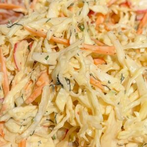 Super Creamy Coleslaw Salad