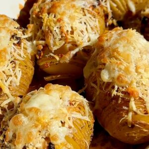 Parmesan Hasselback Potatoes