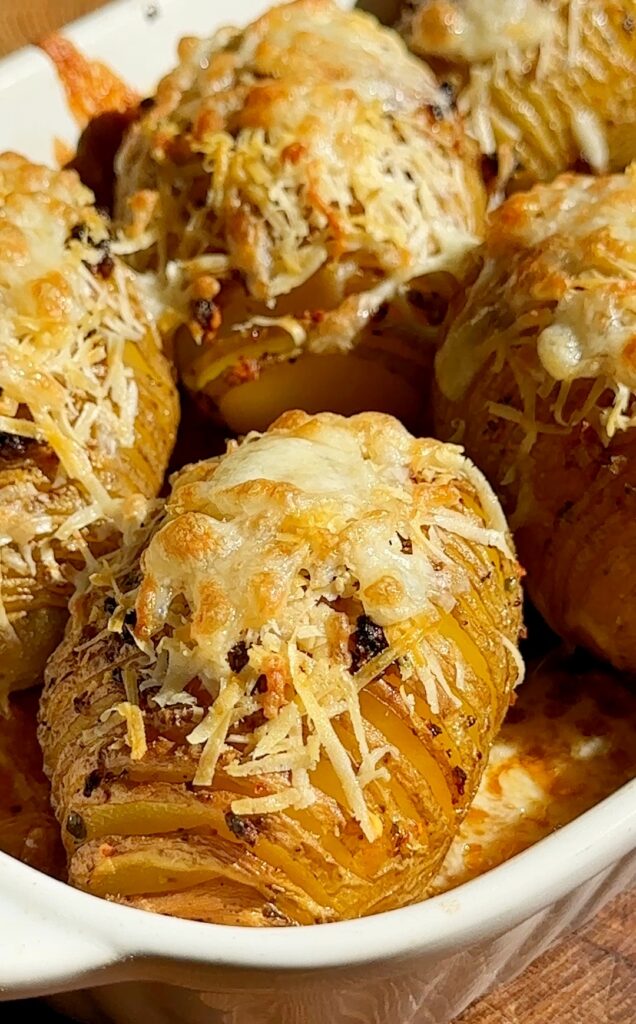 Parmesan Hasselback Potatoes