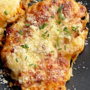 Cheesy Cauliflower Steaks with Bacon