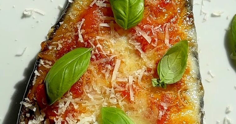 Baked Eggplant with Tomatoes and Mozzarella