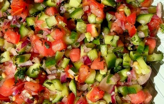 Persian Shirazi Salad Recipe