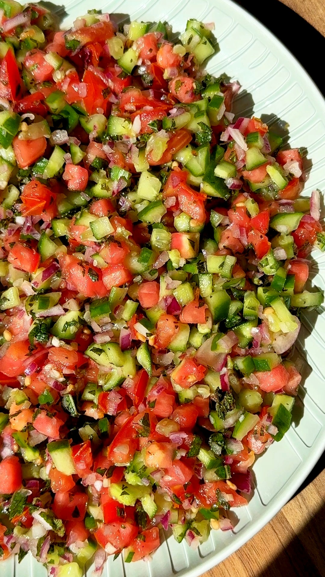 Persian Shirazi Salad Recipe