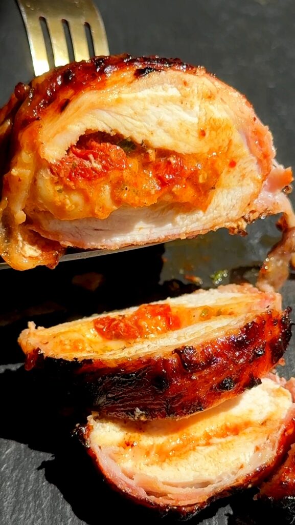 Stuffed Chicken with Sundried Tomato and Mozzarella