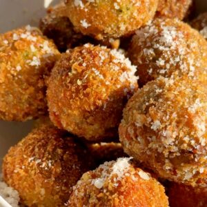 Crispy Parmesan-Crusted Broccoli Cheese Balls