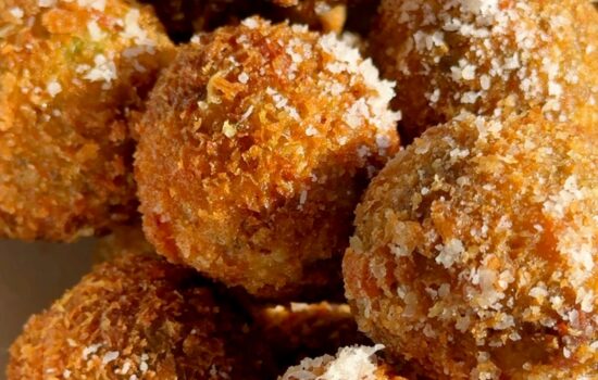 Crispy Parmesan-Crusted Broccoli Cheese Balls