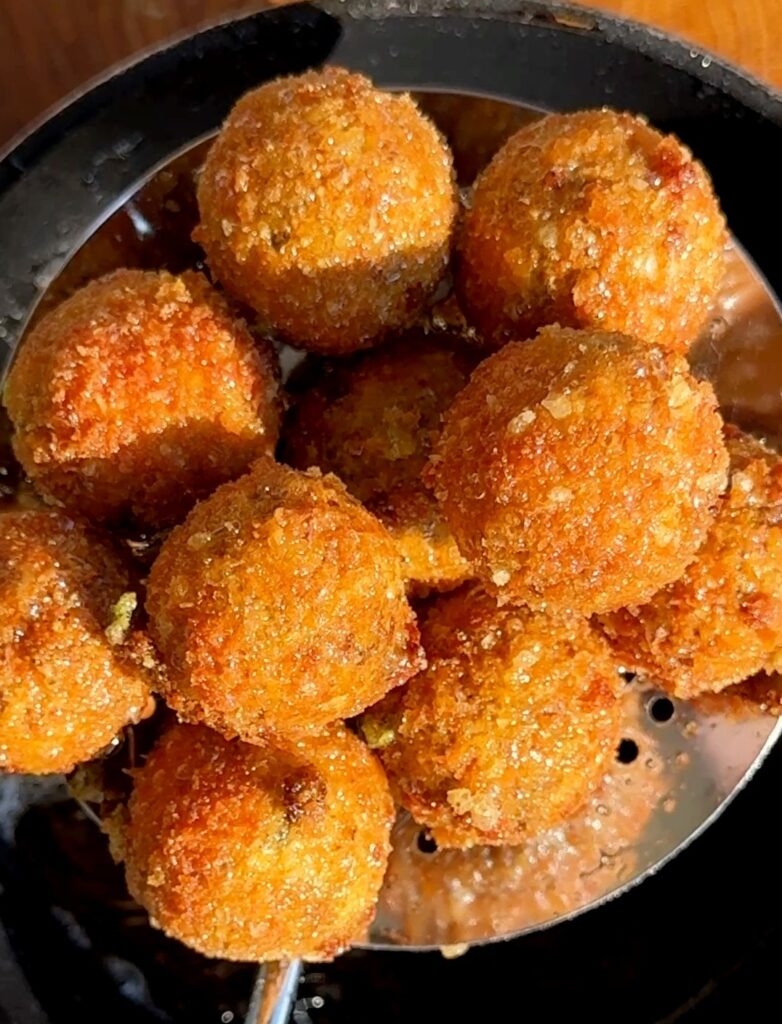 Cook the Broccoli Cheese Balls